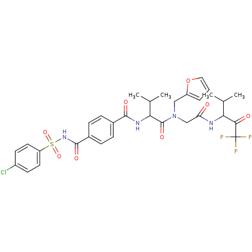 Chemical structure of BindingDB Monomer ID 50005167