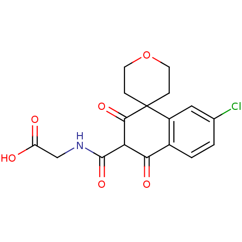 Chemical structure of BindingDB Monomer ID 50005344