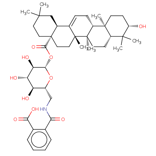 Chemical structure of BindingDB Monomer ID 50005626
