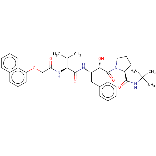 Chemical structure of BindingDB Monomer ID 50005695