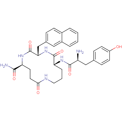 Chemical structure of BindingDB Monomer ID 50007331
