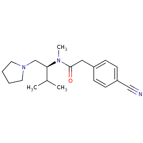 Chemical structure of BindingDB Monomer ID 50007342
