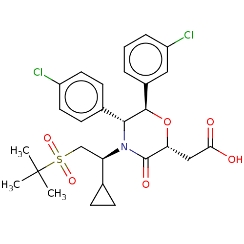 Chemical structure of BindingDB Monomer ID 50007638
