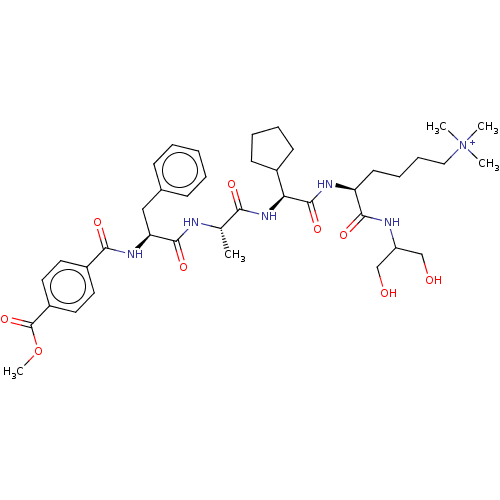 Chemical structure of BindingDB Monomer ID 50009555