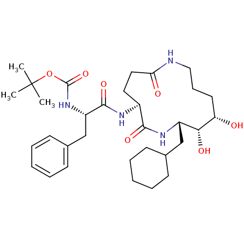 Chemical structure of BindingDB Monomer ID 50009621