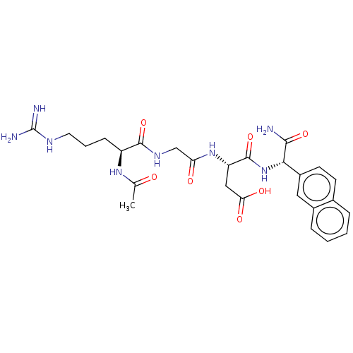 Chemical structure of BindingDB Monomer ID 50010189