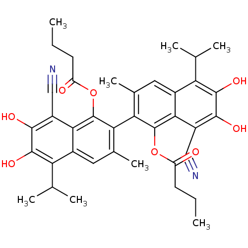 Chemical structure of BindingDB Monomer ID 50010435