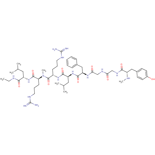 Chemical structure of BindingDB Monomer ID 50010534