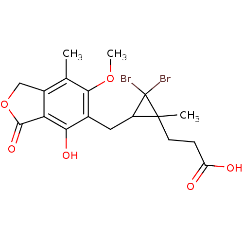 Chemical structure of BindingDB Monomer ID 50010603