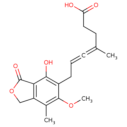 Chemical structure of BindingDB Monomer ID 50010604