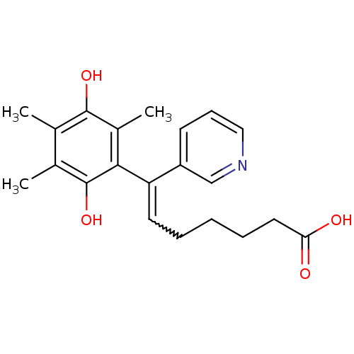 Chemical structure of BindingDB Monomer ID 50010970