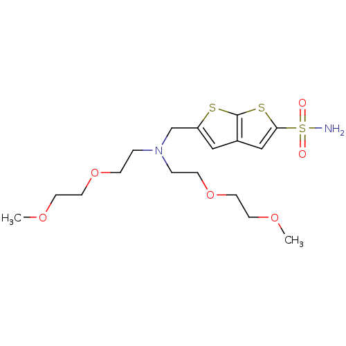Chemical structure of BindingDB Monomer ID 50012236