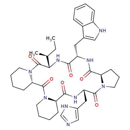 Chemical structure of BindingDB Monomer ID 50013634
