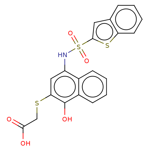 Chemical structure of BindingDB Monomer ID 50013860