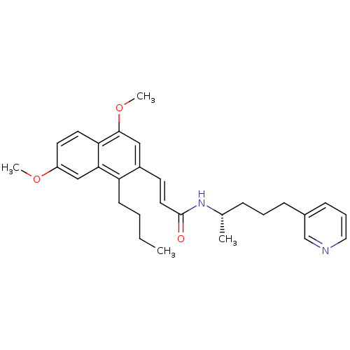 Chemical structure of BindingDB Monomer ID 50013924