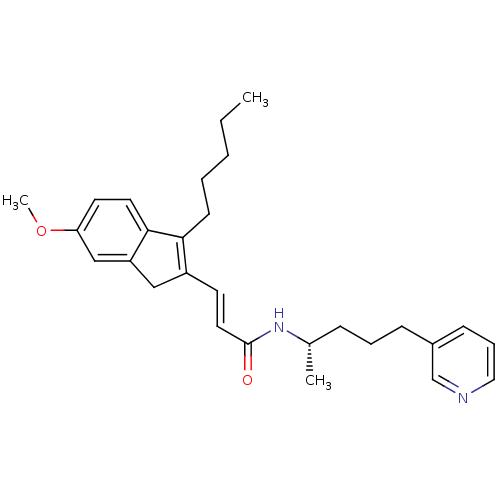 Chemical structure of BindingDB Monomer ID 50013930