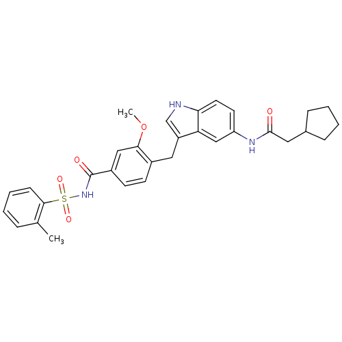 Chemical structure of BindingDB Monomer ID 50015517