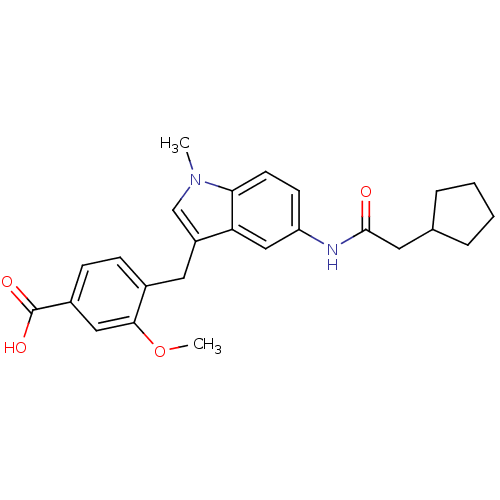 Chemical structure of BindingDB Monomer ID 50015521