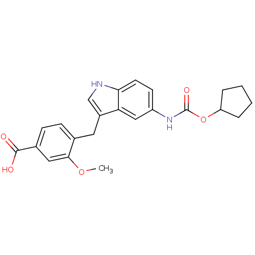 Chemical structure of BindingDB Monomer ID 50015522