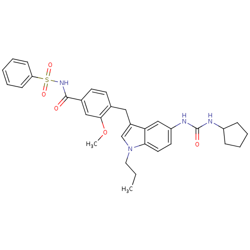 Chemical structure of BindingDB Monomer ID 50015523