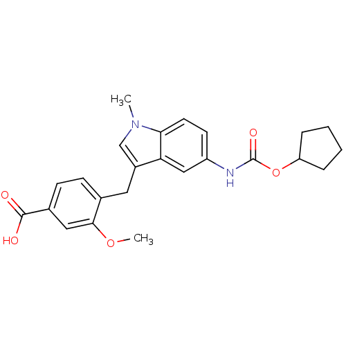 Chemical structure of BindingDB Monomer ID 50015529