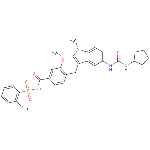 Chemical structure of BindingDB Monomer ID 50015540