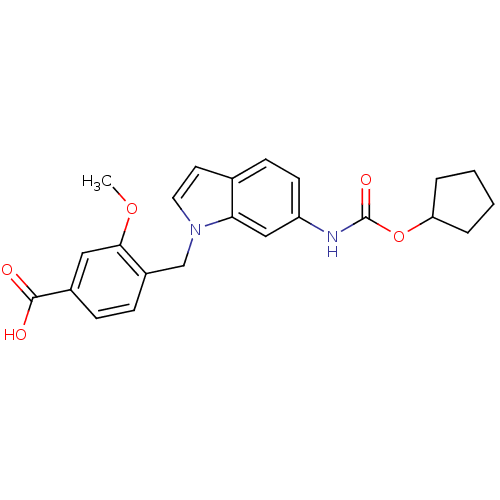 Chemical structure of BindingDB Monomer ID 50015549