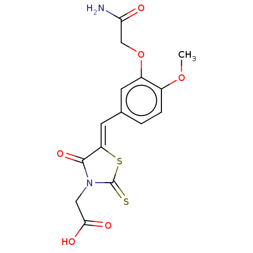 Chemical structure of BindingDB Monomer ID 50016231