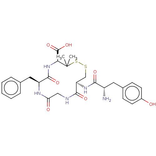 Chemical structure of BindingDB Monomer ID 50016833