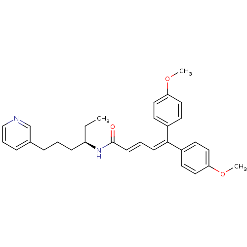 Chemical structure of BindingDB Monomer ID 50018345