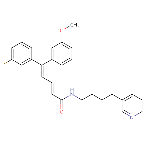 Chemical structure of BindingDB Monomer ID 50018356