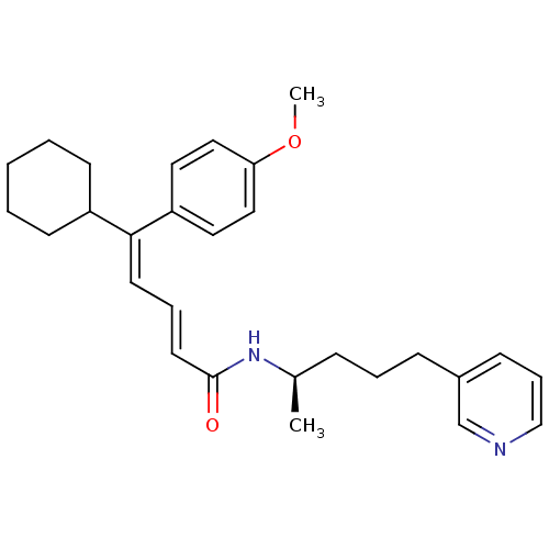 Chemical structure of BindingDB Monomer ID 50018368