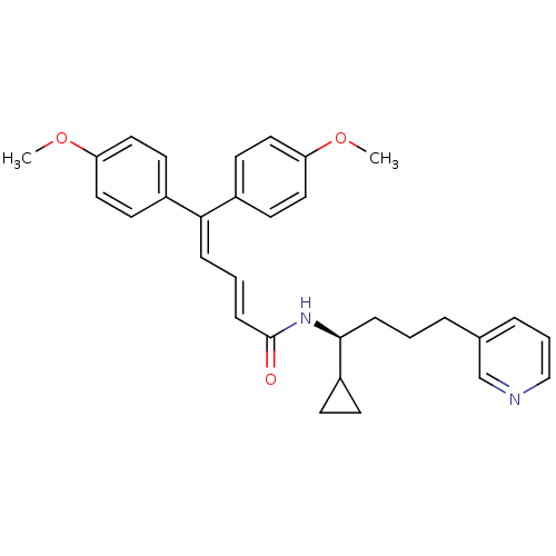Chemical structure of BindingDB Monomer ID 50018386