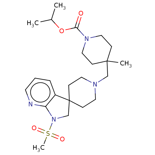 Chemical structure of BindingDB Monomer ID 50019334
