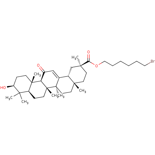 Chemical structure of BindingDB Monomer ID 50019340