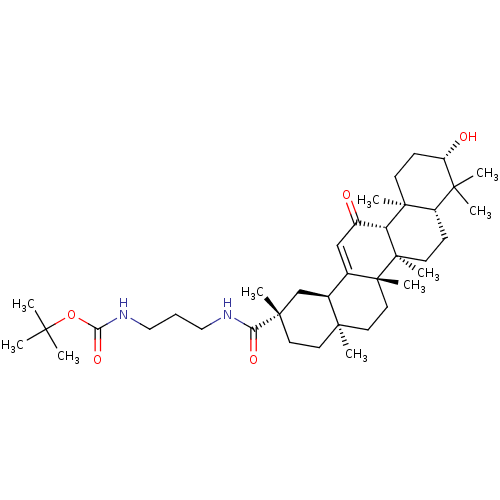Chemical structure of BindingDB Monomer ID 50019343
