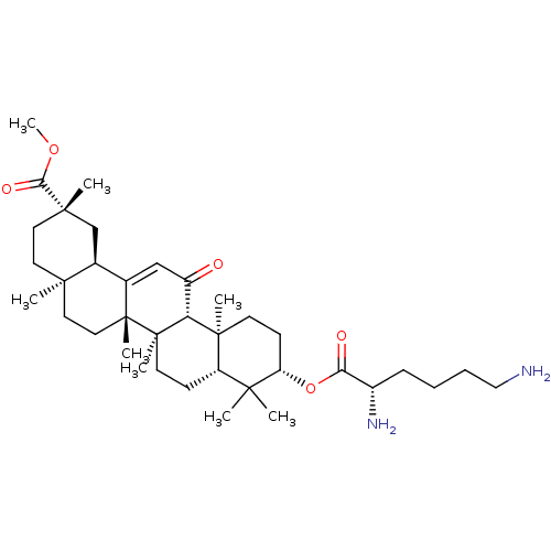 Chemical structure of BindingDB Monomer ID 50019381