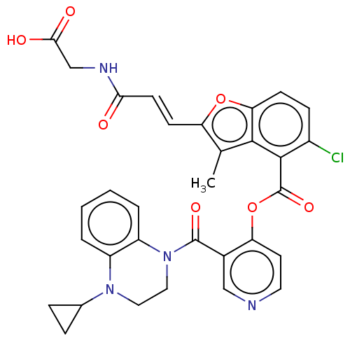 Chemical structure of BindingDB Monomer ID 50019495