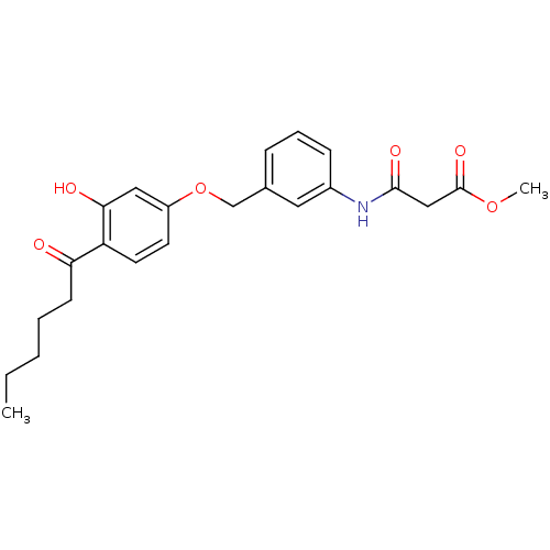 Chemical structure of BindingDB Monomer ID 50019544