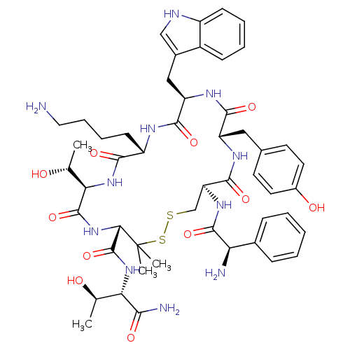 Chemical structure of BindingDB Monomer ID 50019573