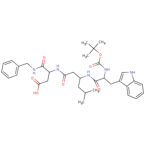 Chemical structure of BindingDB Monomer ID 50020574