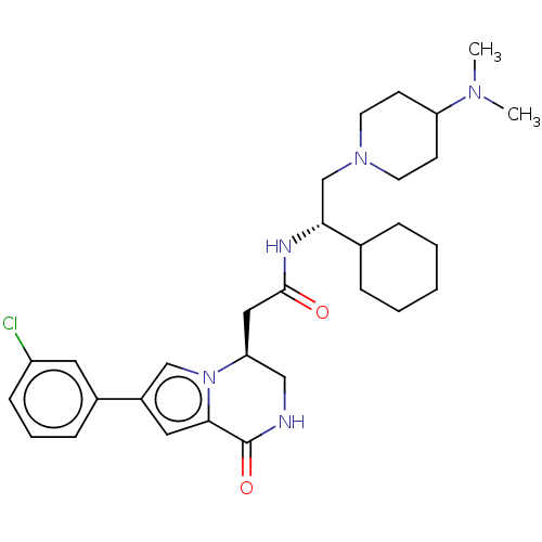 Chemical structure of BindingDB Monomer ID 50021624