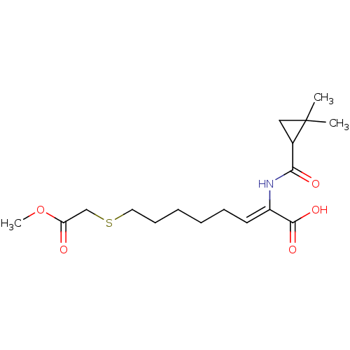 Chemical structure of BindingDB Monomer ID 50023959