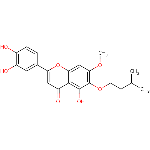 Chemical structure of BindingDB Monomer ID 50025312