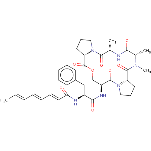Chemical structure of BindingDB Monomer ID 50028481