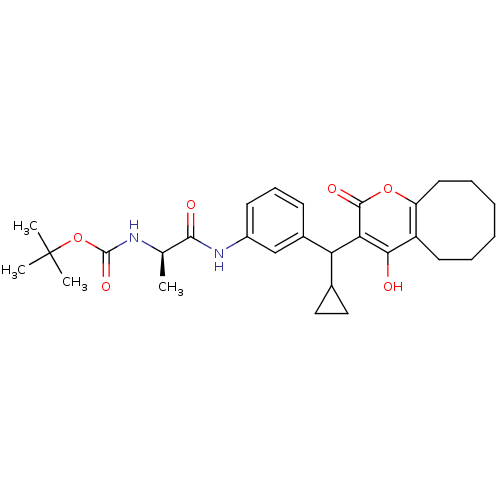 Chemical structure of BindingDB Monomer ID 50029519