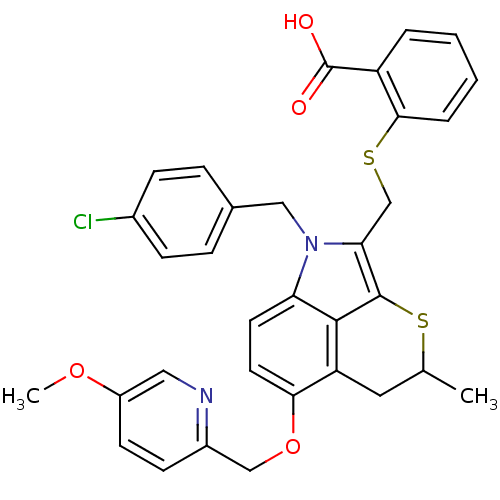 Chemical structure of BindingDB Monomer ID 50029560