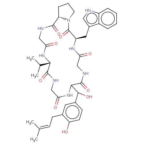 Chemical structure of BindingDB Monomer ID 50030092