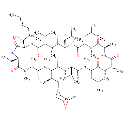 Chemical structure of BindingDB Monomer ID 50030536