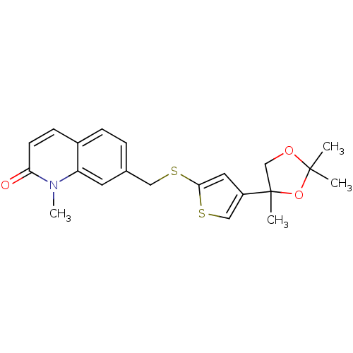 Chemical structure of BindingDB Monomer ID 50031135